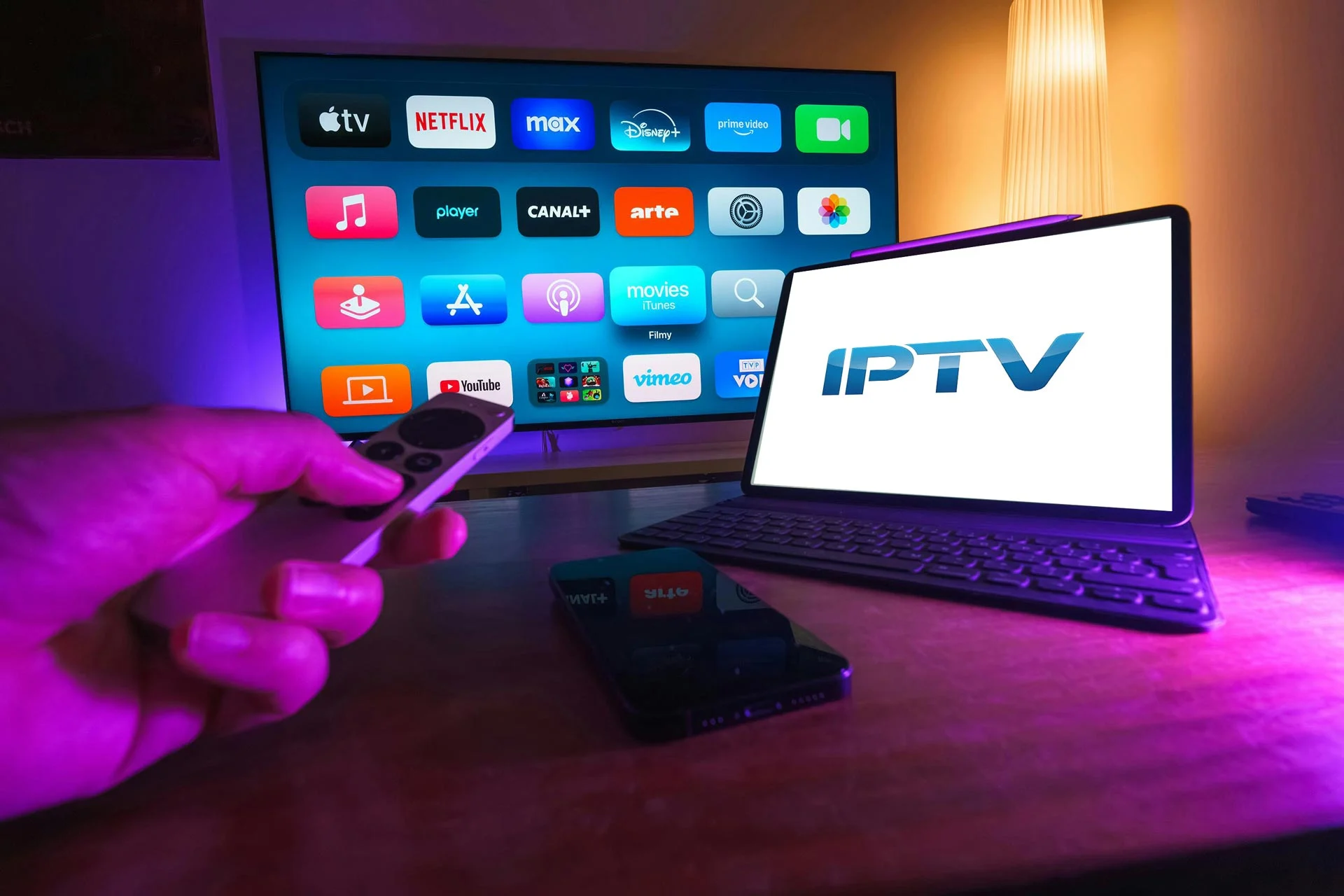 Adult IPTV streaming on Smart TV — Samsung LG Sony